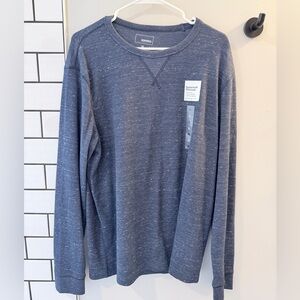 Sonoma Heathered Blue Long Sleeve Tee